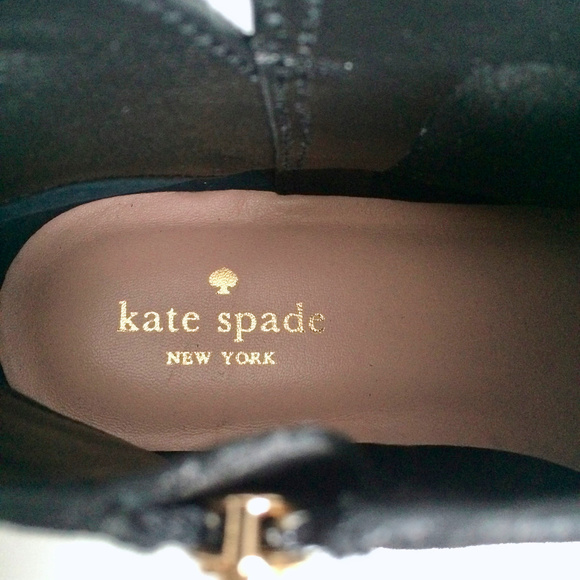 SOLD || Kate Spade || NEW Black Bellville Boot - Picture 4 of 8